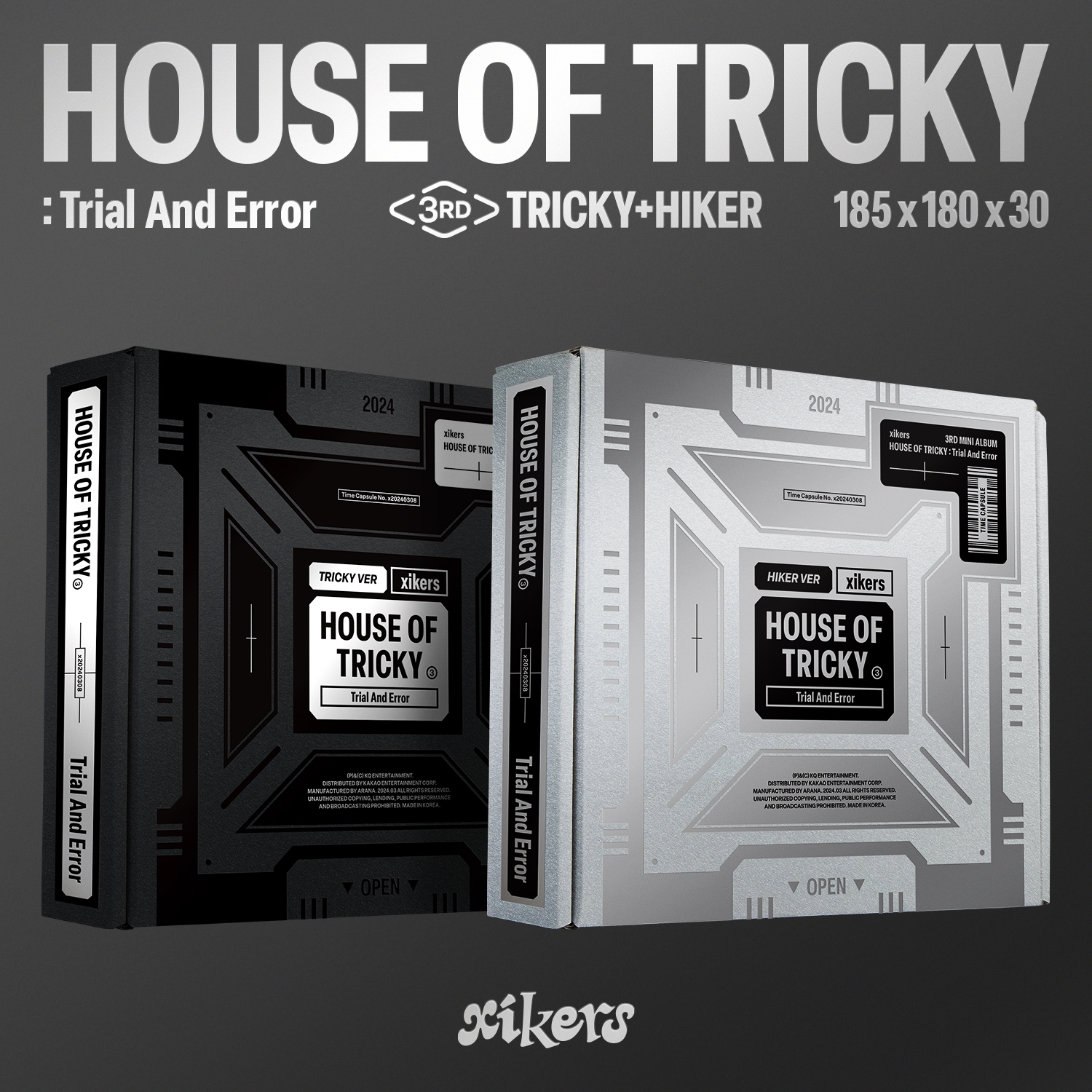xikers 3RD MINI ALBUM 'HOUSE OF TRICKY : Trial And Error' 日本輸入 